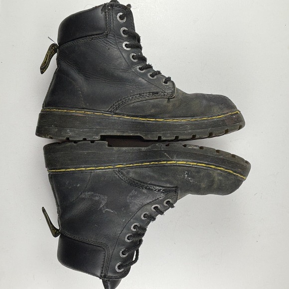 Dr. Martens Winch Steel Toe Boots Mens 10 Black Fair Leather Safety Work Shoe main image 8